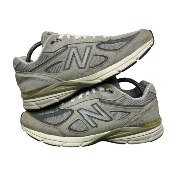 New Balance 990v4 Suede Gray Mens Athletic Running Shoes Size 9 D M990GL4 - Picture 2 of 8